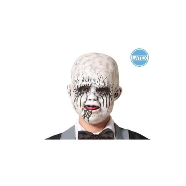 Förklädnad - AC-DÉCO - Latex Halloween mask - Devilish docka - Vit