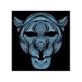 Miniatyrbild 2 av 2: Led Panther Mask - ATOSA - Kostymtillbehör - Svart - Blandat - 18 år