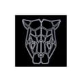 Miniatyrbild 1 av 2: Bull Led Mask - BigBuy Carnival - Svart - LED-belysning - Ljudsensorer