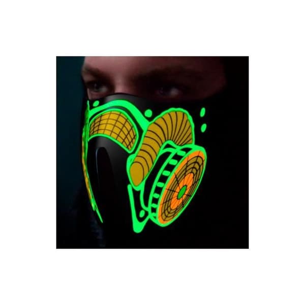 Green Led Gas Mask - BigBuy Carnival