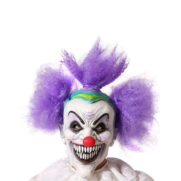 Dämonisk clownmask för vuxna