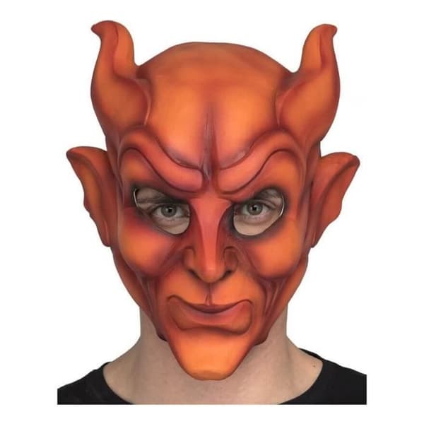 Fire Demon Mask - Disfrazzes - Halloween - Orange - Blandat - Utomhus