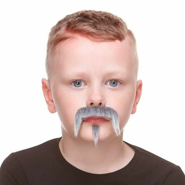 Mustasch My Other Me Grå