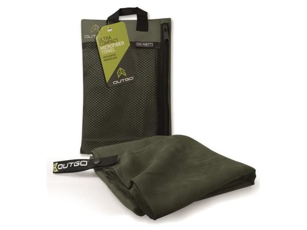 fuktabsorberande handduk, MCNETT OUTGO ULTRA COMPACT MICROFIBER TOWEL moss