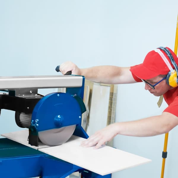 Fliseskærebænk med vandkøling 920 mm Bordlaserskæreguide Diamantklinge Robust 1200W Motor Ekstra klinge 0-45° Vinkelskæring DIY Professionel brug