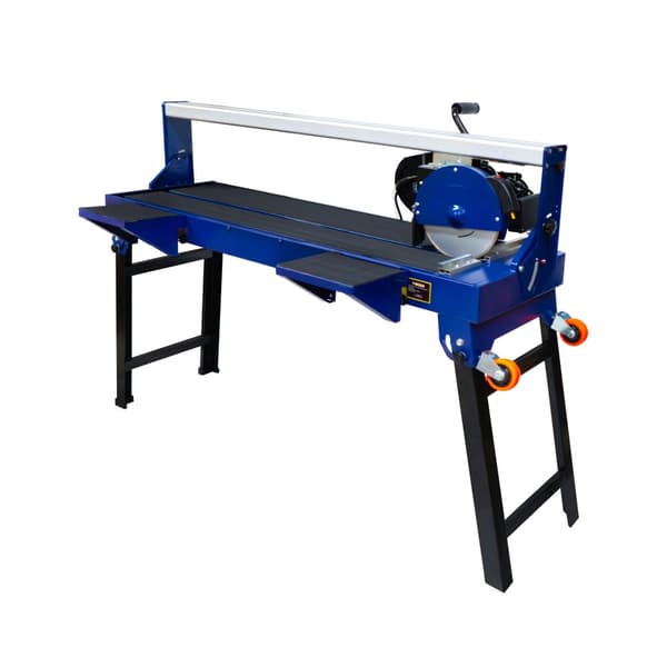 Fliseskærebænk med vandkøling 1200 mm Bordlaserskæreguide Diamantklinge 1400W Motor Ekstra klinge 0-45° Vinkelskåret gør det selv Professionel brug