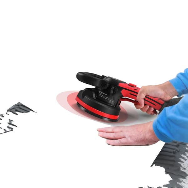 Håndholdt flisevibrator, 80 kg sugekapacitet, 6 vibrationsniveauer, justerbart håndtag