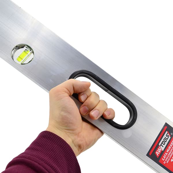 AWTOOLS MUURETTU MITTAUSTELINE PYSTY / VAAKA 200cm KAhvojen kanssa
