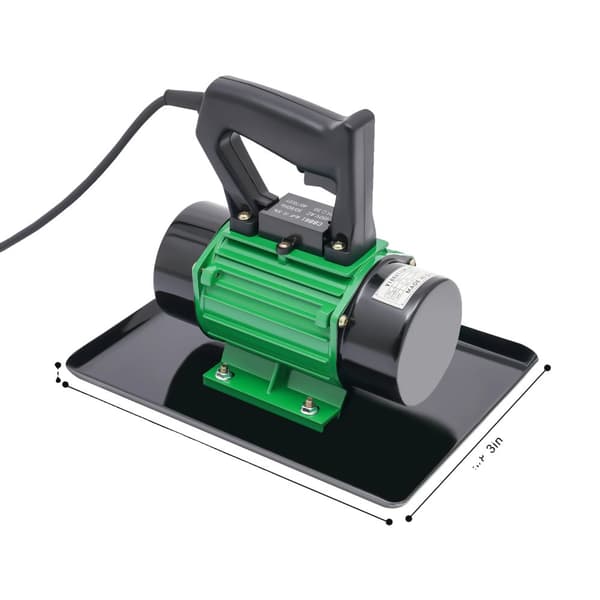 Betonvibratormaskine, 370W helkobbermotor, 3500 RPM vibrationshastighed,grøn, EU
