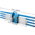 Pikkukuva 2 / 10: Magnesium & Aluminum Alloy 48x8", Raskas Mutkikas Raudanjalusta, Sisältää Lisätarvikkeita - Betonivehke 48x8"