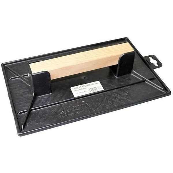 Rektangulär spackel FISCHER DAREX 270x180mm - trä- och polyetengrepp