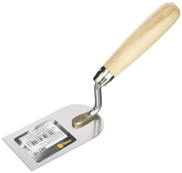 Platoir - truelle - taloche Vorel - 06110 - Truelle à stuc fer à cheval inox 100x60mm ()