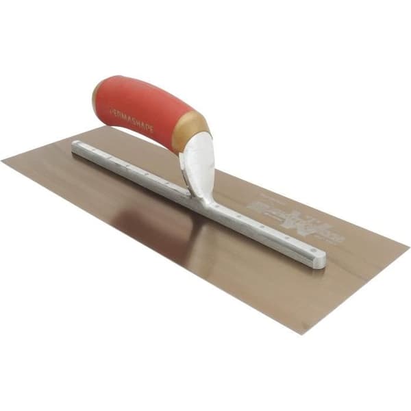 Marshalltown DuraFlex slättpena med DuraSoft handtag, i guldstål, 330x127 mm