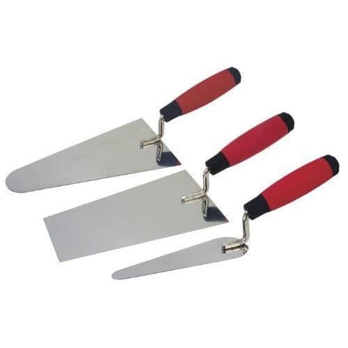 Matchande spackel i rostfritt stål Bi-material handtag - COGEX - 48313 - 3 delar - Verktyg och tillbehör