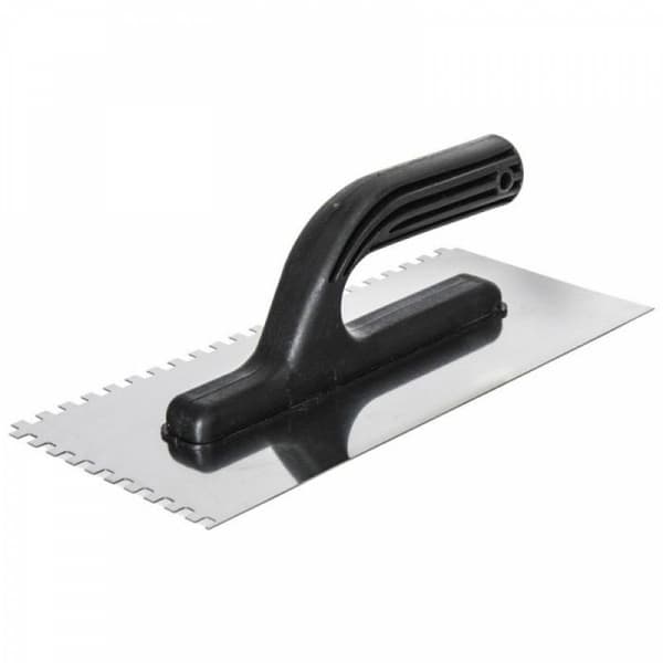 Platoir - truelle - taloche Dedra - 15B052 - Rajberka inox 270mm tand 6x6 handtag ABS