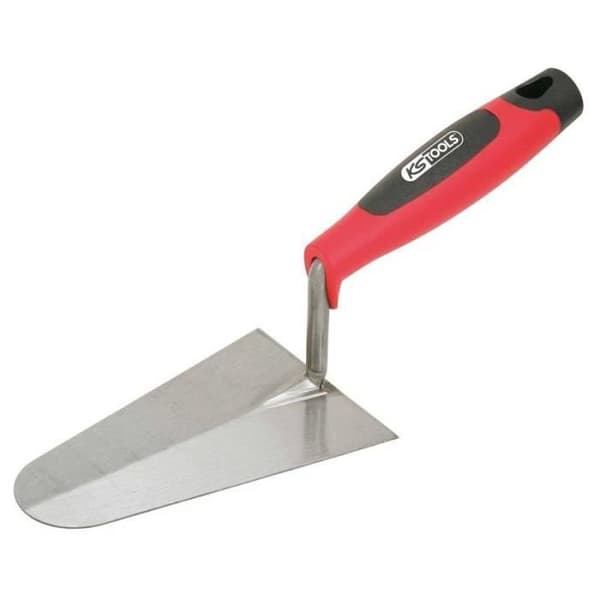 Rund italiensk murslev - stålblad - tvåkomponentshandtag - 240 mm