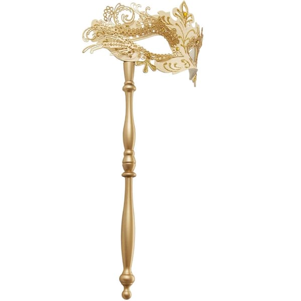 Venetiansk pindmaske - guld