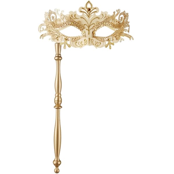 Venetiansk pindmaske - guld