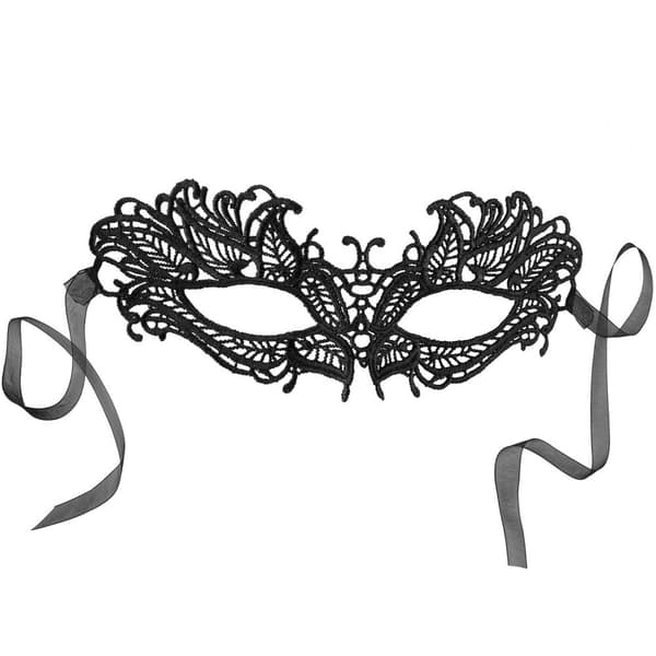 Svart spetsmask Fjäril - svart