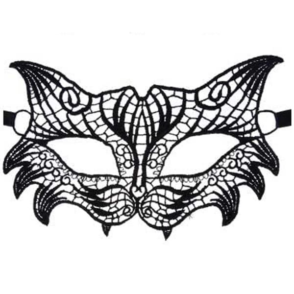 Mask Mask Eye Mask in Lace - Venetian Cat Mask Lace