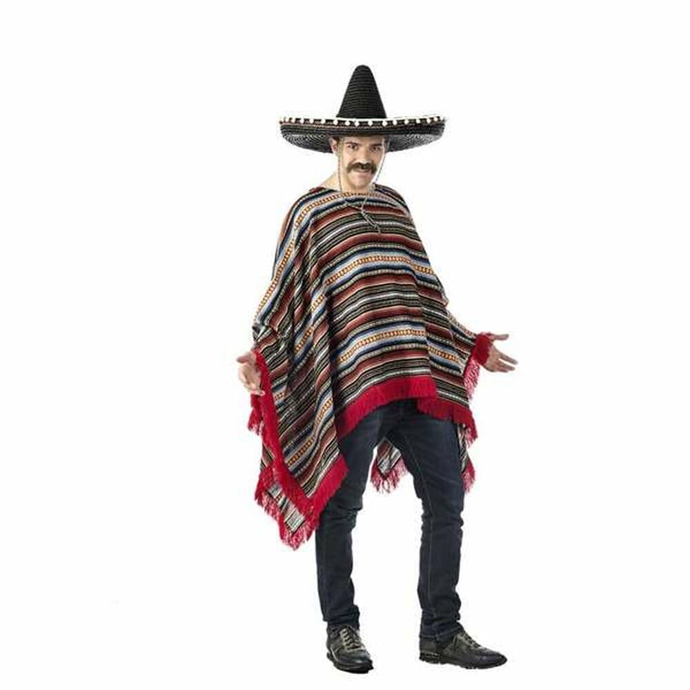 Maskeraddräkt vuxna Limit Costumes Stor Mexikanare Poncho