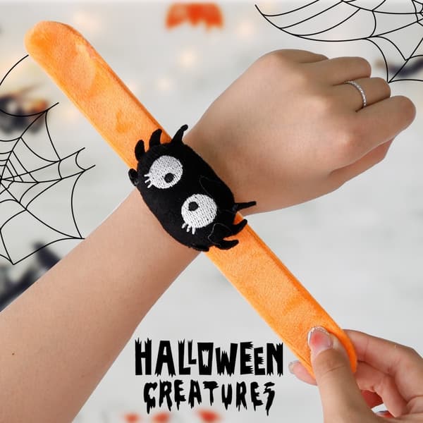 Halloween Slap Band Armbånd til Fest Fest Masquerade - Edderkop