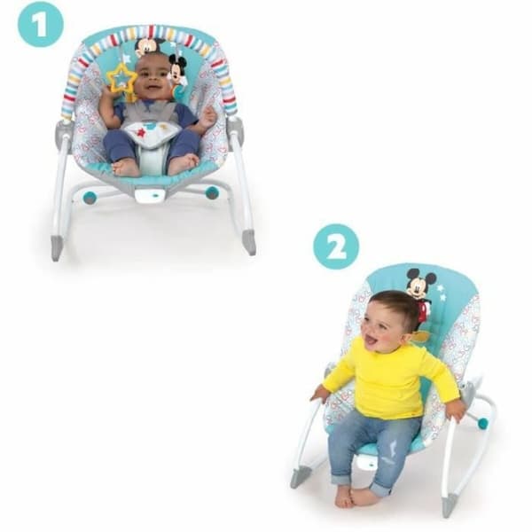 Hängmatta för bebis Bright Starts Mickey Mouse Blå