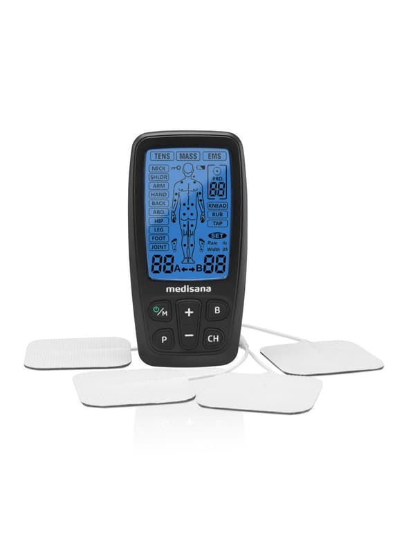 Medisana TT 205 TENS, EMS ja hierontalaite 3-in-1 LCD-näytöllä