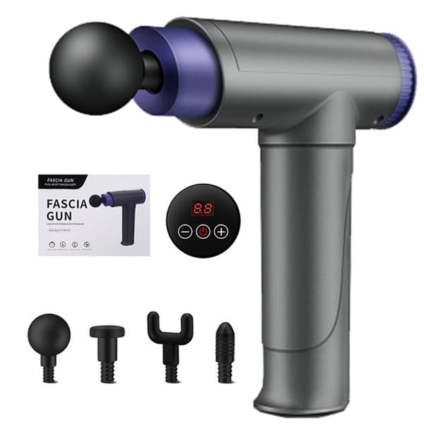 Kraftfull Massage Pistol (4 Huvuden)