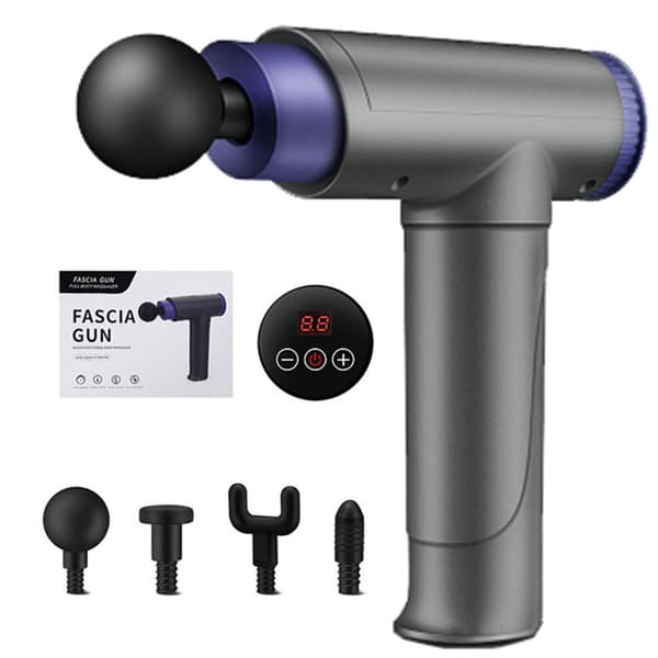 Kraftfull Massage Pistol (4 Huvuden)