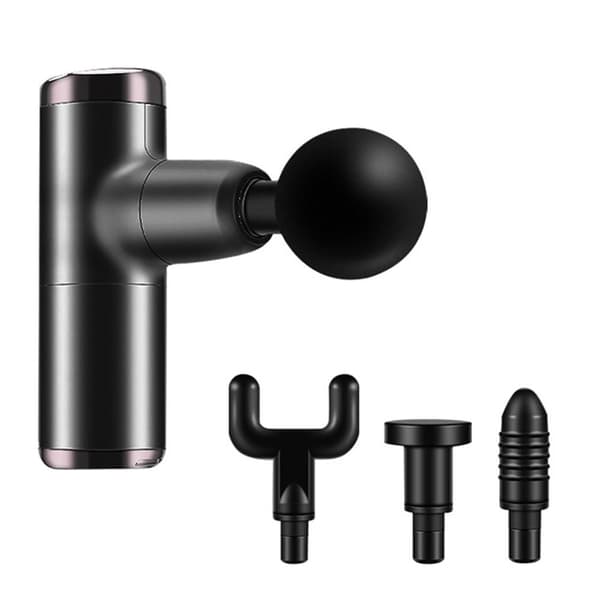 Mini Massage Pistol / Massage Gun Muskelstimulans (4 Huvuden)