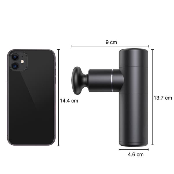 Mini Massage Gun / Massage Pistol (4 Huvuden) Muskelstimulans