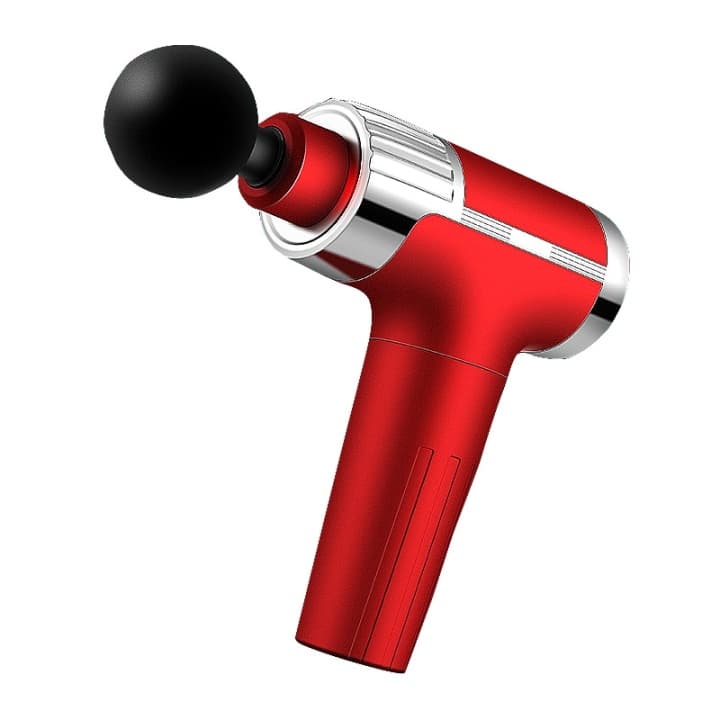 Massagepistol - Aflaster stive og anspændte muskler - Unikt mat rødt design