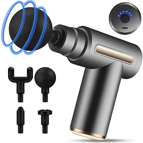 Mini Massagepistol Svart/Guld