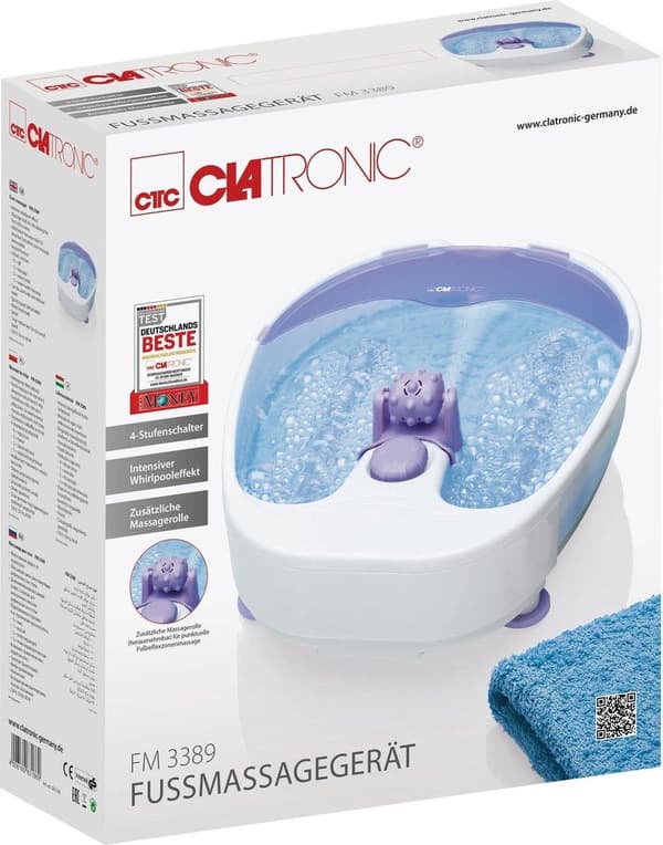 Clatronic FM 3389 jalkakylpy valkoinen
