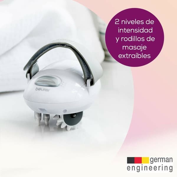 Anti-Cellulitis Elektrisk Massageapparat Beurer CM50 Hvid Hvid/Grå