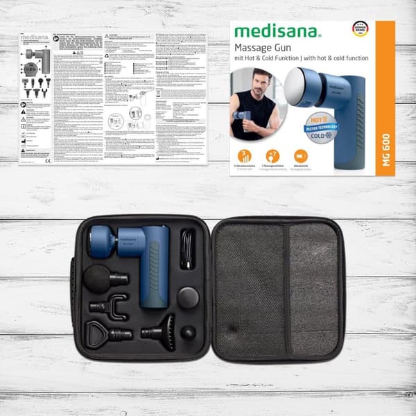 Medisana MG 600 hierontalaite Universal musta, sininen