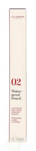 Miniatyrbilde 4 av 4: Clarins Waterproof Long Lasting Eyeliner Pencil 0.29 gr #02 Chestnut