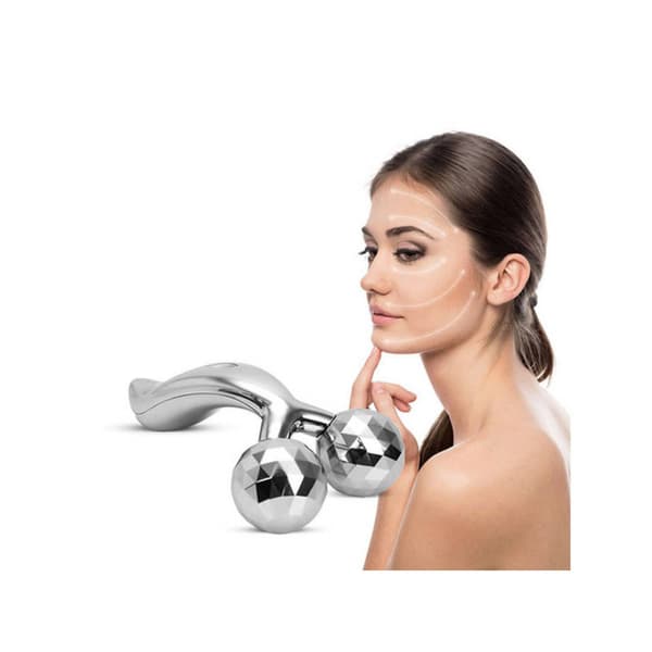 Handhållen Kropps- och Ansiktsmassager med 3D Roterande Bollar