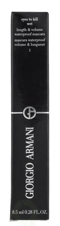 Pikkukuva 4 / 4: Armani Eyes To Kill Wet L&V Waterproof Mascara 8.5 ml #01 Eyes To Kill Wet