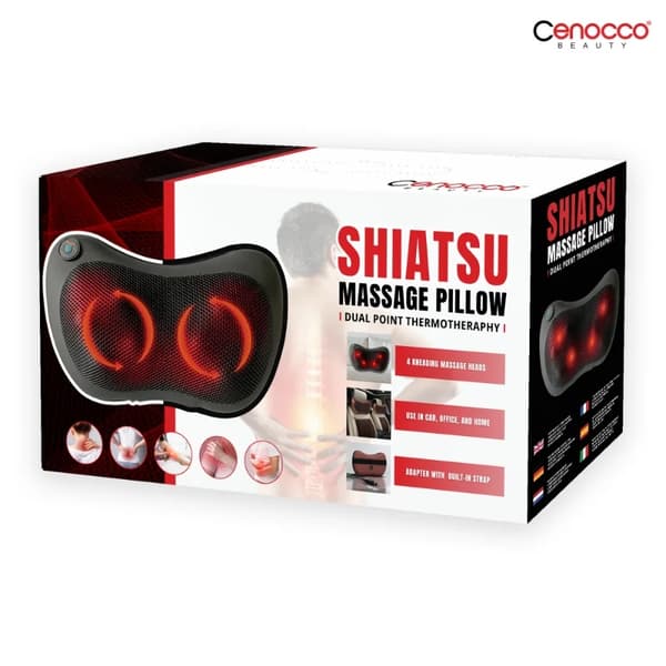 Cenocco Multifunktionel massagepude, sort