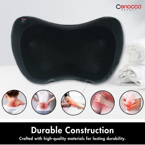 Cenocco Multifunktionel massagepude, sort