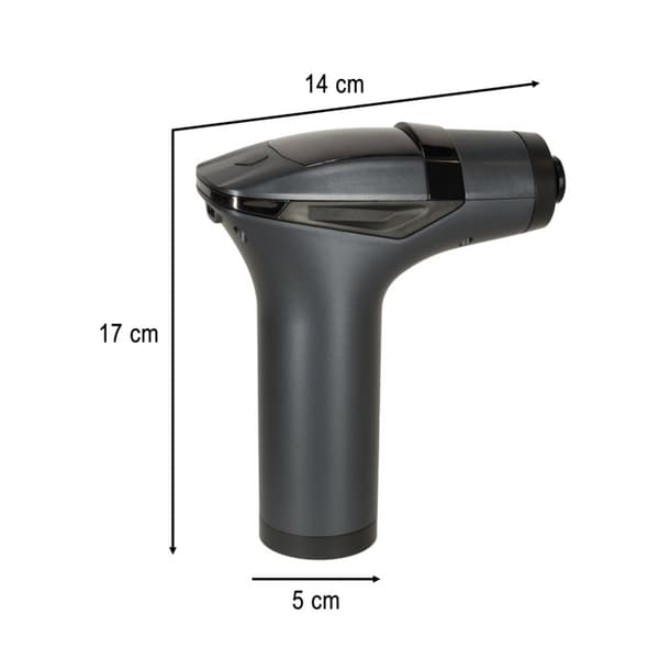 Massagepistol kroppsryggmassageapparat 12 hastigheter