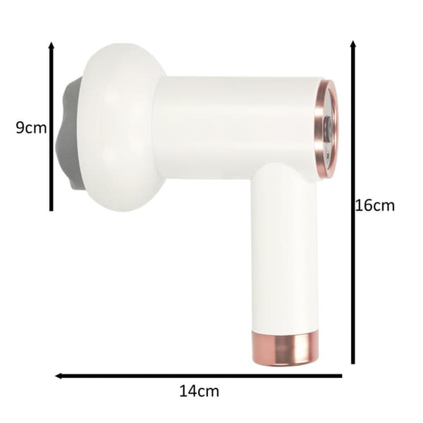 Massagepistol, 5-i-1 massageapparat för rygg