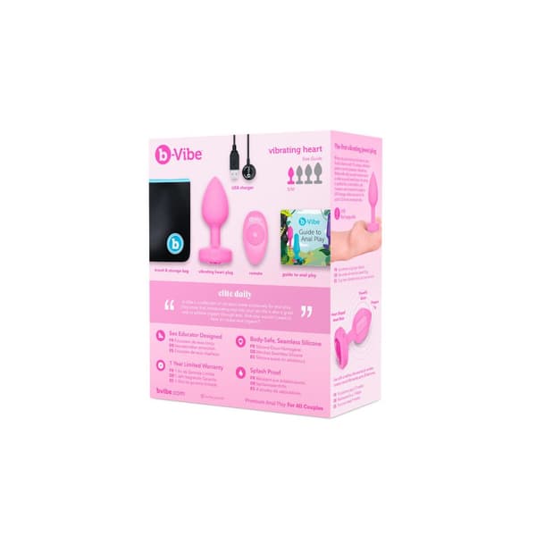 Vibraattori B-Vibe Heart Pinkki