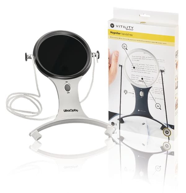 Vitility VIT-80410010 Handsfree förstoringsglas med ljus