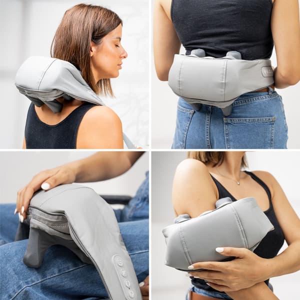 BRUGT Genopladeligt massageapparat til nakke og ryg med 6 knuder (6D) Silax InnovaGoods (Refurbished B)