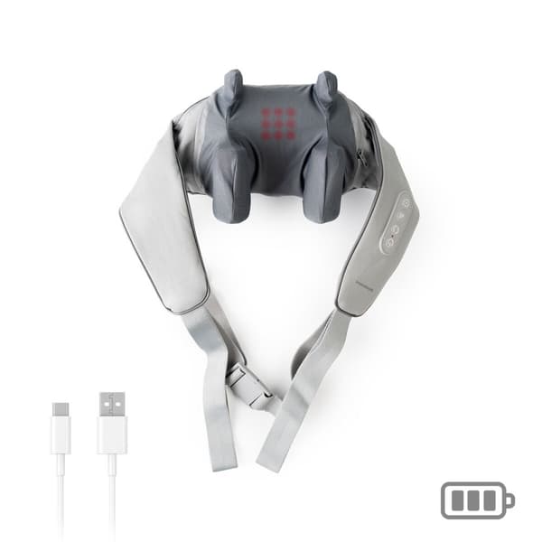 BRUGT Genopladeligt massageapparat til nakke og ryg med 6 knuder (6D) Silax InnovaGoods (Refurbished B)