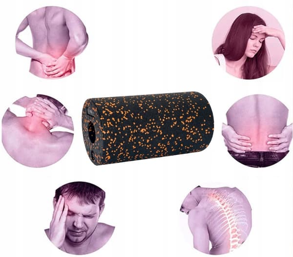 SLÄT ROLLER FÖR MASSAGE, RULLING, ÖVNINGAR, 30CM, SKUM, EPP, HÅRT