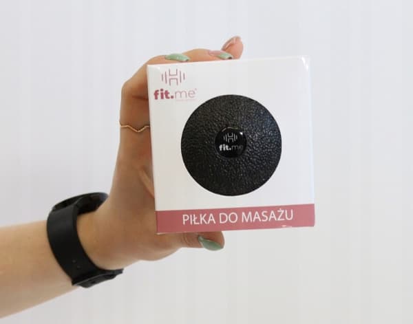 SLÄT BOLLA FÖR MUSKELMASSAGE I EPP-BOX, HÅRD, 8 CM FIT.ME